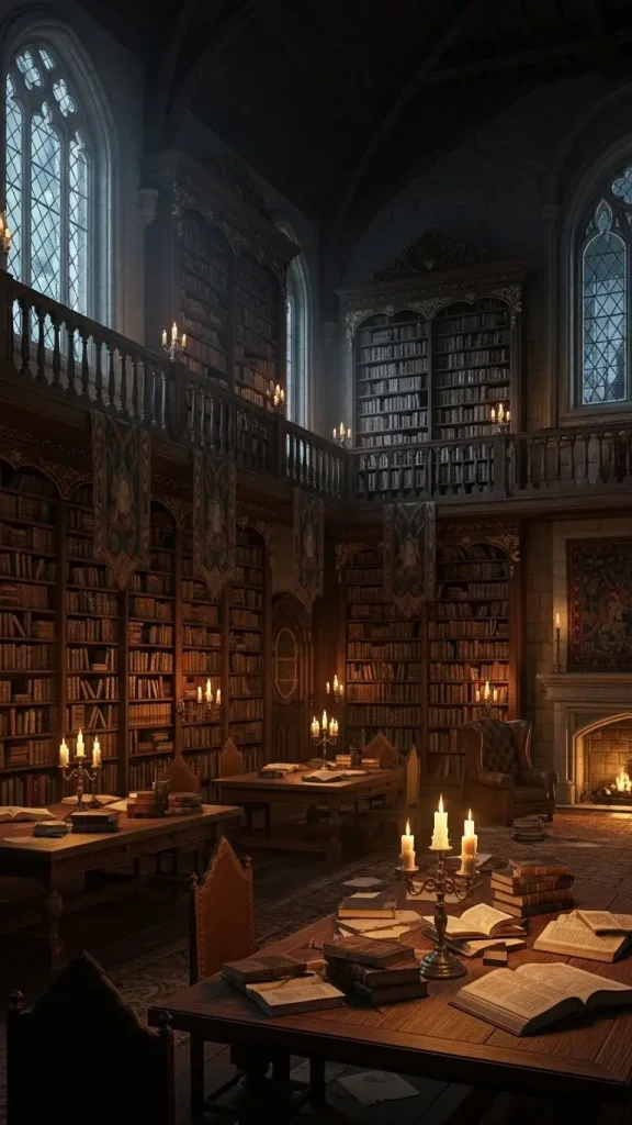 23 Dark Gothic Home Decor | Moody Elegance for Timeless Spaces 22 Bookshelves and Library Styling