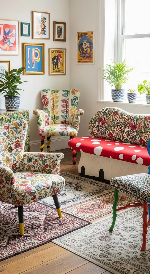 24 Eclectic Quirky Home Decor | Creative Ideas for a Unique Home 22 Statement Chairs & Benches