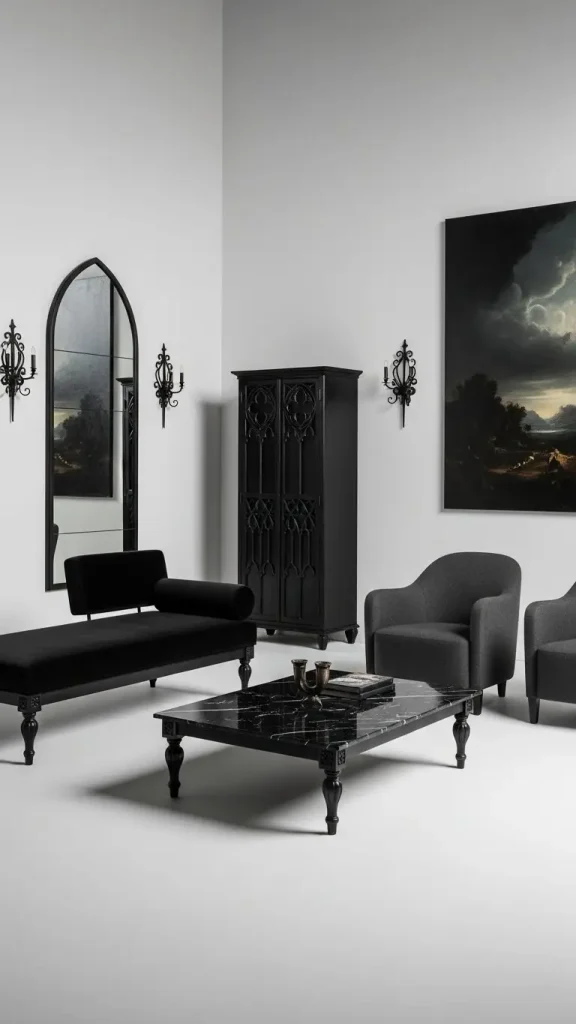 23 Dark Gothic Home Decor | Moody Elegance for Timeless Spaces 24 Modern Twist on DarkGothic Home Decor
