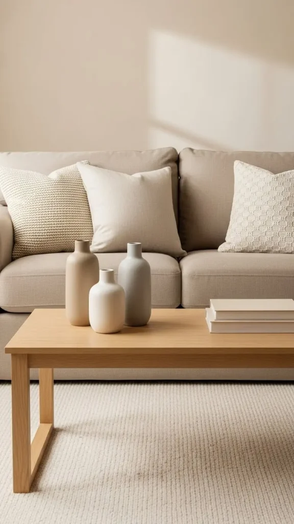 21 Neutral Aesthetic Home Decor | Serene & Stylish Ideas 4 Minimalist Coffee Tables