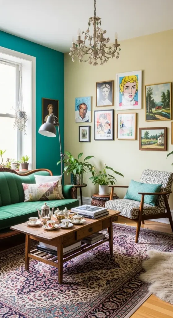 19 Quirky Home Decor Inspiration | Creative Ideas to Transform Your Space 4 Mismatched Furniture Styling