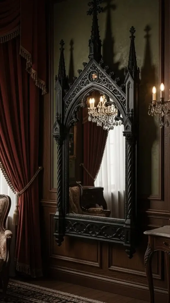 20 Traditional Gothic Home Decor | Timeless Elegance for Classic Homes 4 Ornate Vintage Mirrors