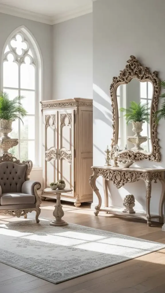 20 Light Gothic Home Decor | Elegant and Soft Gothic Ideas 5 Delicate Gothic Furniture for Light Gothic Home Decor