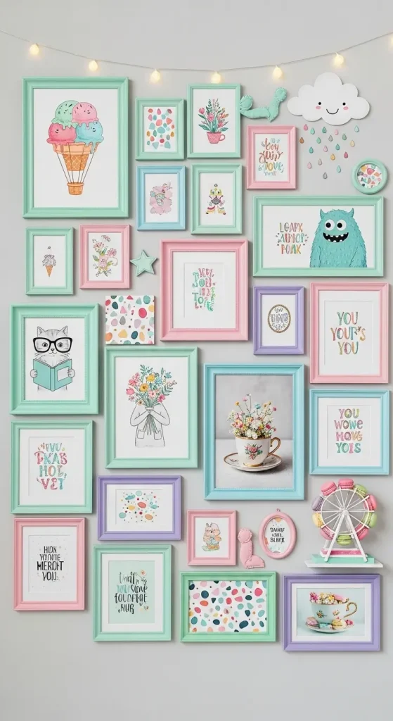 20 Girly Quirky Home Decor Ideas for Cute, Playful & Stylish Interiors 5 Playful Wall Art & Illustrations