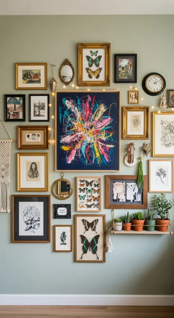 19 Quirky Home Decor Inspiration | Creative Ideas to Transform Your Space 6 Creative Gallery Walls