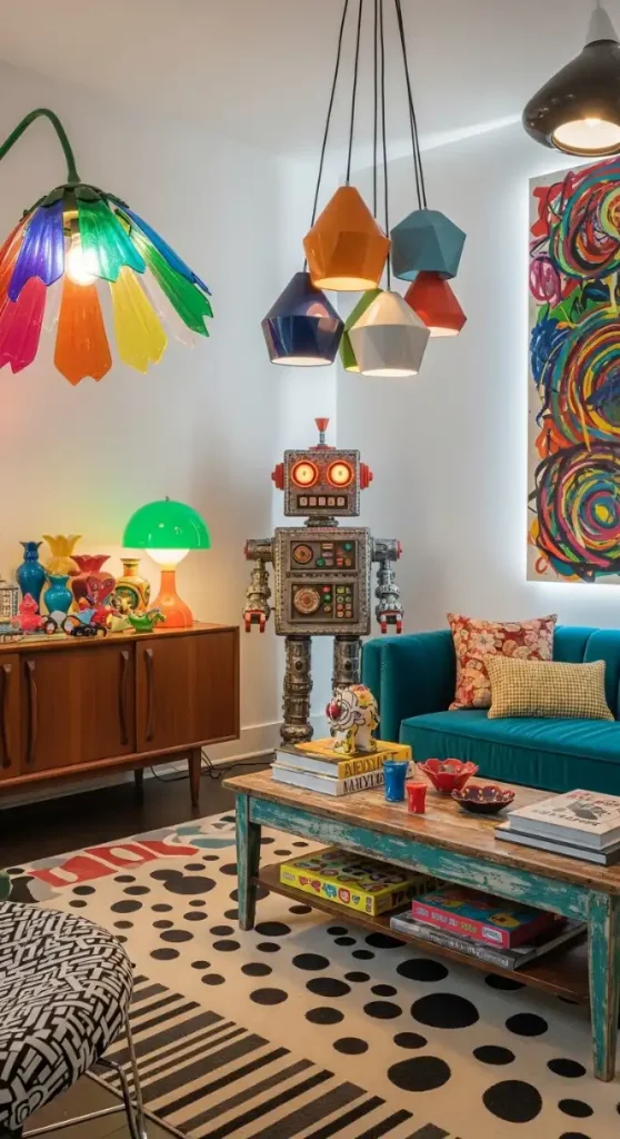 21 Quirky Home Decor Inspiration Interior Design | Bold & Creative 6 Funky Lighting Fixtures