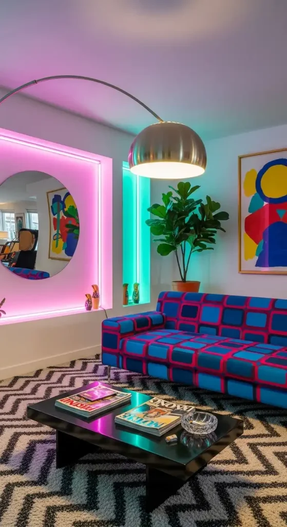 20 80s Aesthetic Home Decor | Retro & Vibrant Ideas 6 Statement Lighting