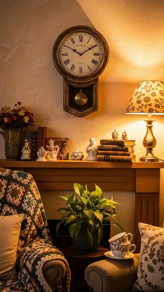 18 Charming Grandmacore Wall Decor Ideas for a Cozy Vintage Home 7 Classic Antique Wall Clocks