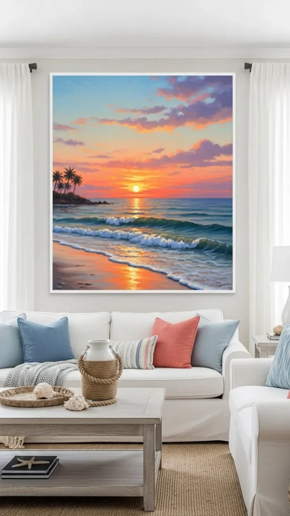 20 Florida Aesthetic Home Decor | Tropical & Coastal Ideas 7 Florida Beach Wall Art