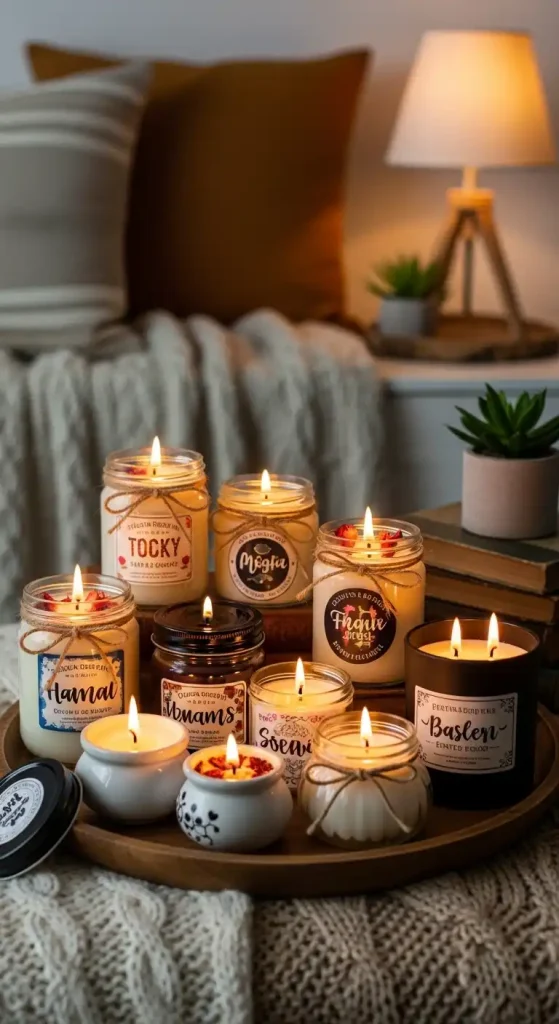 21 Aesthetic Home Decor Ideas Handmade | Unique DIY Inspirations 7 Handmade Candles