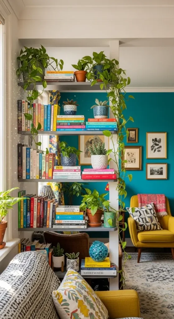 19 Quirky Home Decor Inspiration Apartment Therapy |Style Ideas for Small Spaces 7 Open Shelving with Personality