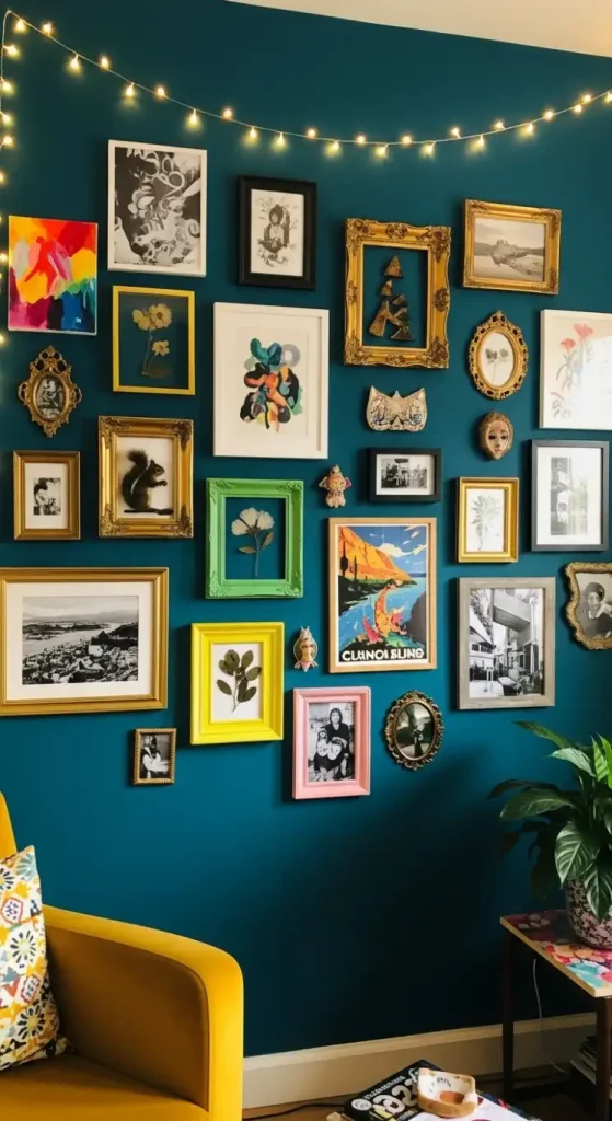 21 Quirky Home Decor Inspiration Interior Design | Bold & Creative 8 Creative Gallery Walls