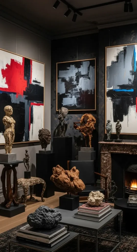 21 Dark Quirky Home Decor | Ideas for a Mysterious & Stylish Home 8 Dramatic Art Pieces