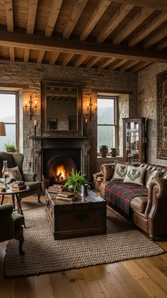 17 Outlander Aesthetic Home Decor | Timeless Ideas 8 Exposed Wooden Beams