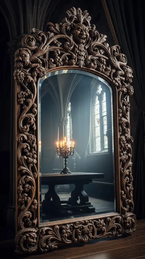 23 Dark Gothic Home Decor | Moody Elegance for Timeless Spaces 9 Antique Mirrors