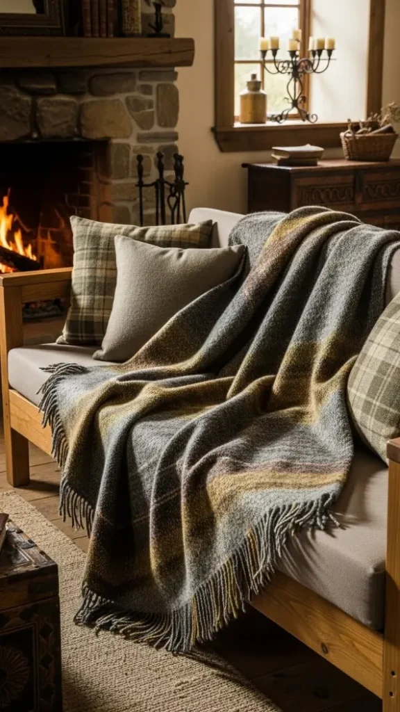 17 Outlander Aesthetic Home Decor | Timeless Ideas 9 Handwoven Wool Blankets