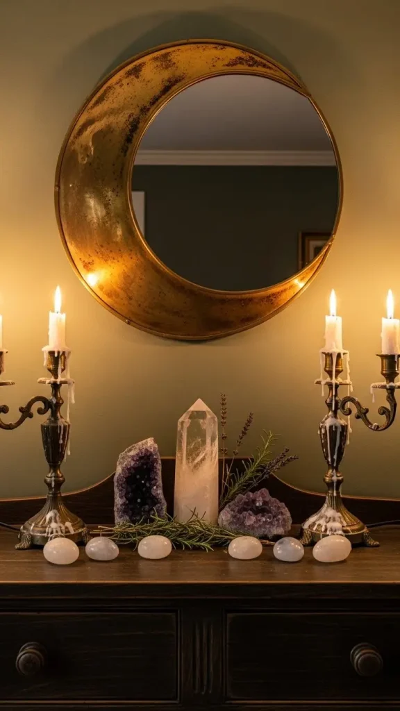 21 Practical Magic Aesthetic Home Decor | Enchanting Ideas for Mystical Spaces 9 Witchy Mirrors