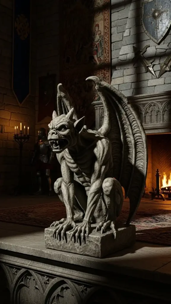 20 Traditional Gothic Home Decor | Timeless Elegance for Classic Homes 10 Gargoyle Decorative Statues