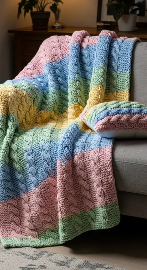 21 Aesthetic Home Decor Ideas Handmade | Unique DIY Inspirations 10 Hand-Knitted Throws and Blankets