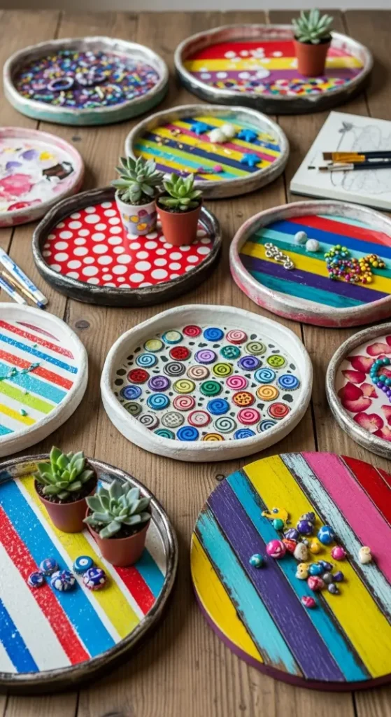 20 DIY Quirky Home Decor | Creative Ideas to Transform Your Space 10 Handmade Decorative Trays