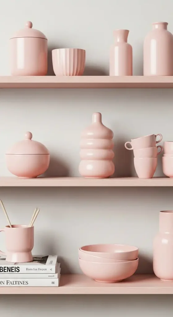 19 Pink Aesthetic Home Decor | Soft, Stylish, and Dreamy Interior Ideas 10 Pink Ceramic Vases and Accessories