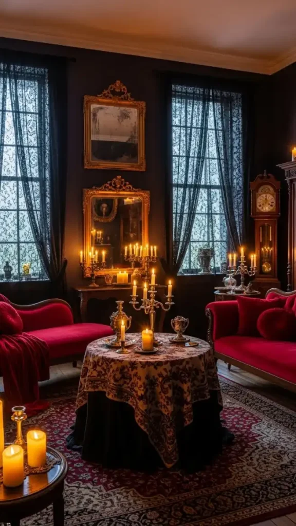 22 Romantic Gothic Home Decor| Dark, Elegant & Moody Ideas 1 Romantic Gothic Home Decor