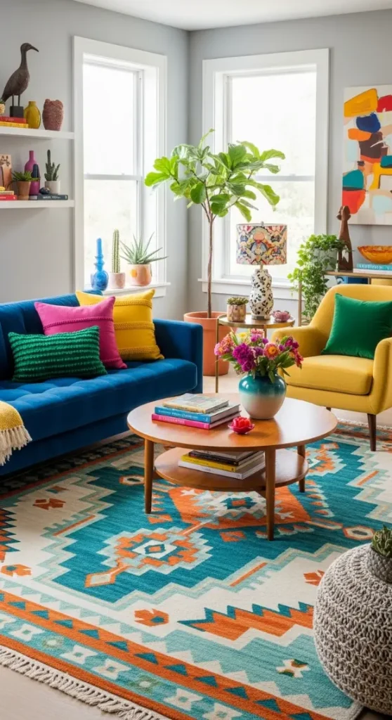 20 Quirky Home Decor Items That Instantly Add Fun, Style & Personality 11 Bold Patterned Rugs