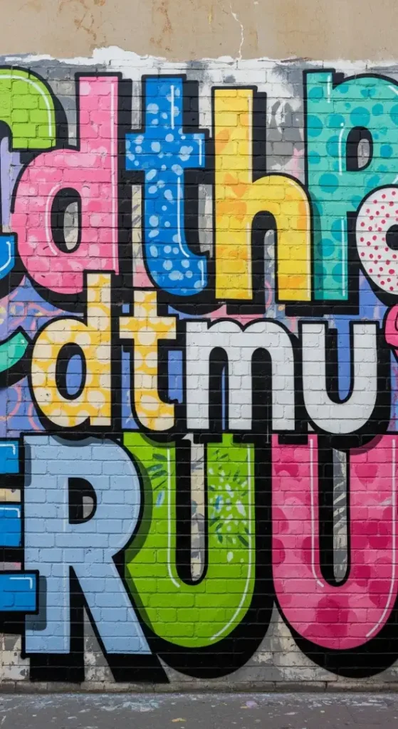 19 Quirky Home Decor Painting Ideas That Add Creative Energy & Bold Personality 14 Bold Typography Wall Paintings