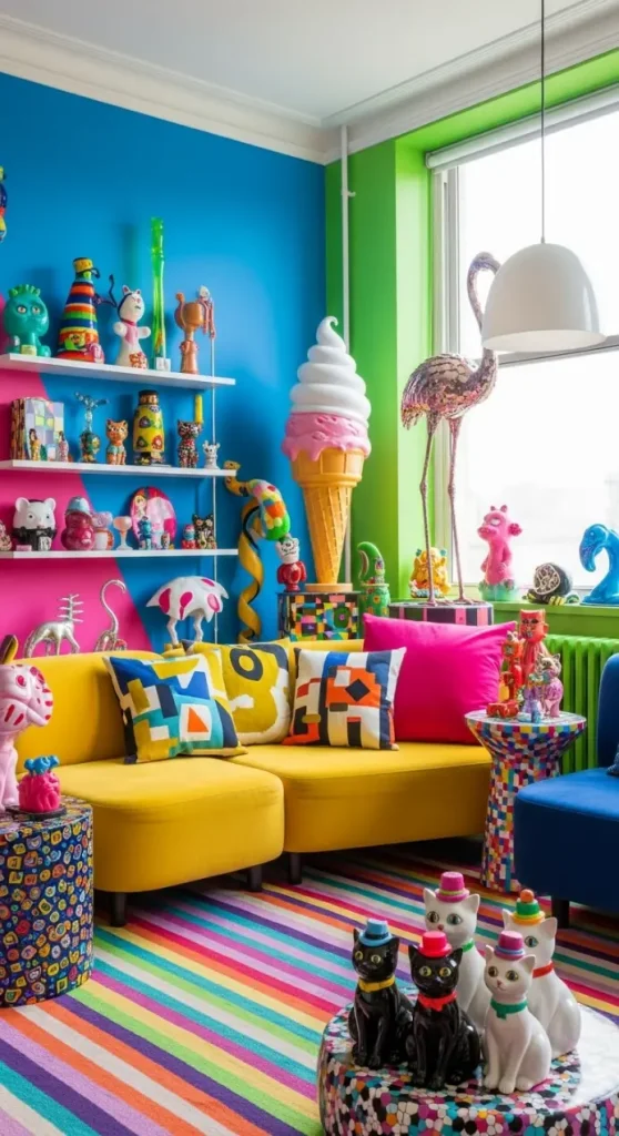 21 Maximalist Quirky Home Decor Ideas to Transform Your Space 14 Funky Decorative Objects & Sculptures
