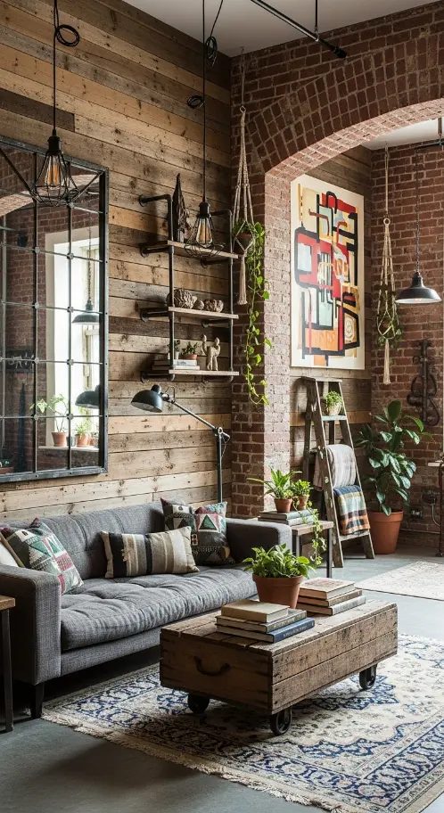 21 Industrial Quirky Home Decor | Creative Ideas for Bold Urban Interiors 14 Reclaimed Wood for Warmth and Character