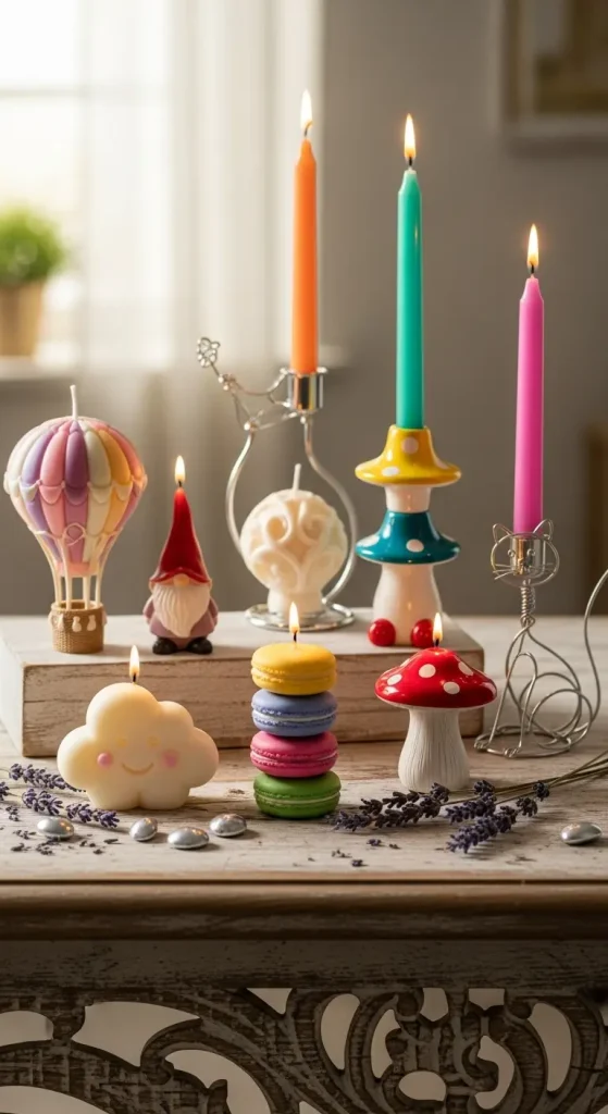 20 Quirky Home Decor Items That Instantly Add Fun, Style & Personality 14 Whimsical Candles & Candle Holders