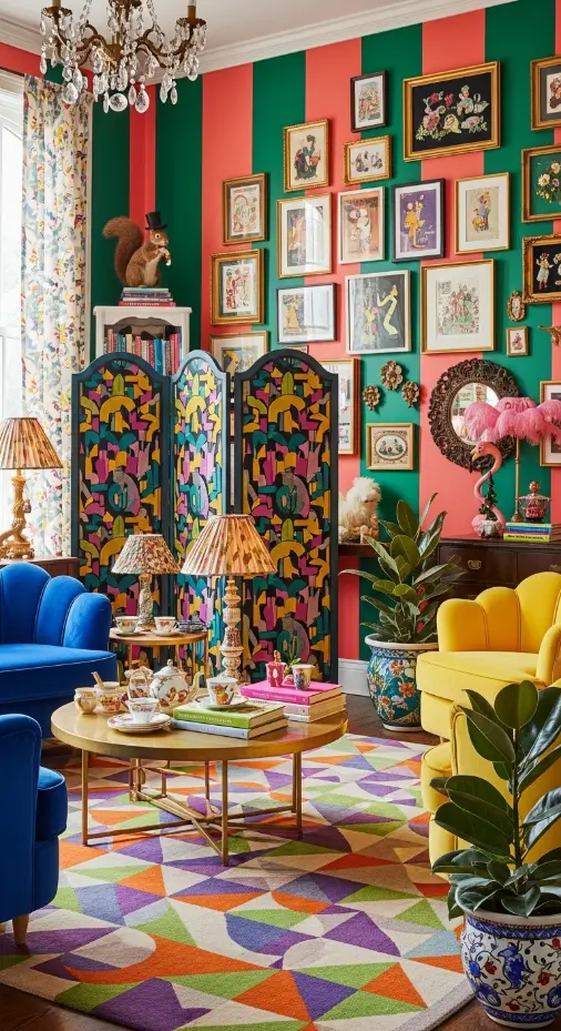 21 Maximalist Quirky Home Decor Ideas to Transform Your Space 18 DIY Creative Decor Elements
