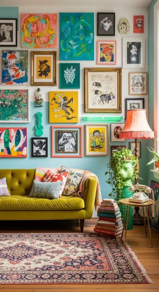 21 Maximalist Quirky Home Decor Ideas to Transform Your Space 4 Oversized Statement Furniture