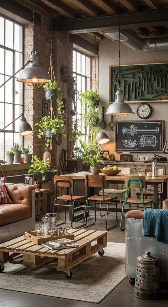 21 Industrial Quirky Home Decor | Creative Ideas for Bold Urban Interiors 7 Vintage Industrial Finds