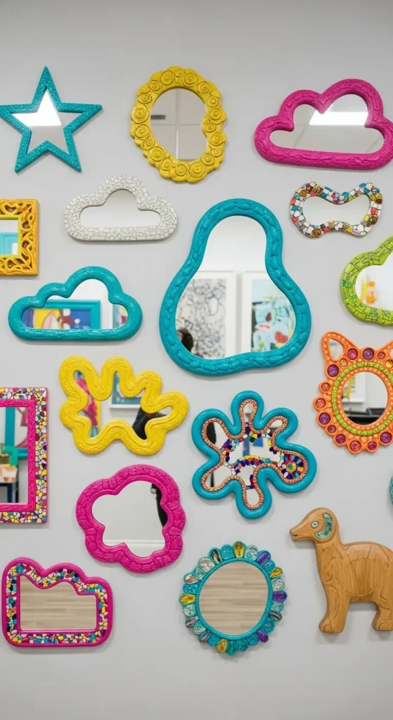 20 Quirky Home Decor Items That Instantly Add Fun, Style & Personality 8 Colorful Wall Mirrors