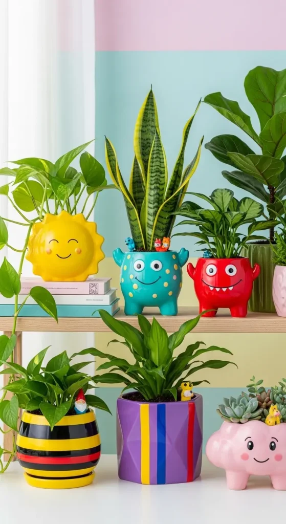 20 Quirky Home Decor Items That Instantly Add Fun, Style & Personality 9 Funky Planters & Plant Stands