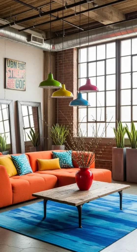 21 Industrial Quirky Home Decor | Creative Ideas for Bold Urban Interiors 9 Quirky Color Pops