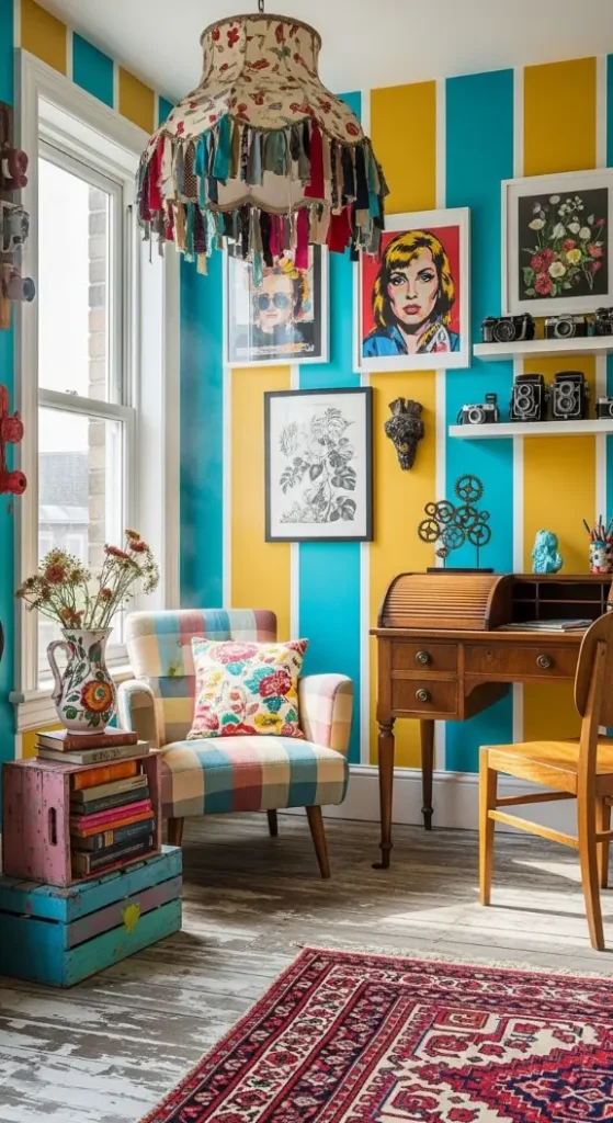 21 Maximalist Quirky Home Decor Ideas to Transform Your Space 10 Vintage and Upcycled Furniture Pieces