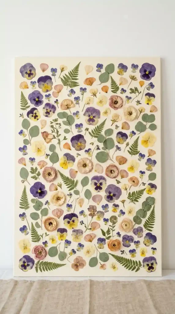 18 DIY Spring Party Decor Ideas - Elevated Mimosa Bar Setup 17 DIY a Pressed Flower Bar Backdrop on a Foam Board