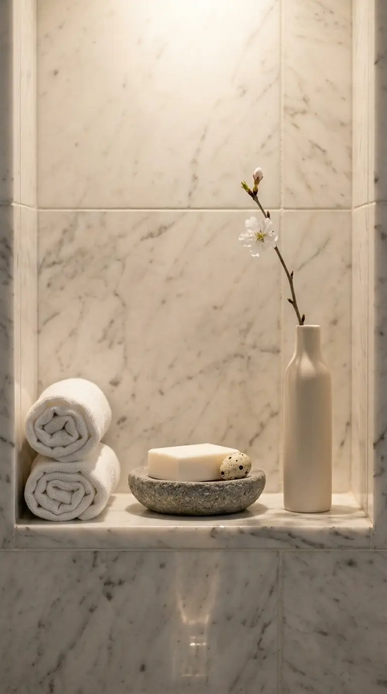 22 Classy Easter Decor Ideas That Feel Quietly Luxurious 20 Stone Soap Dish and Egg Display for Bathroom Styling