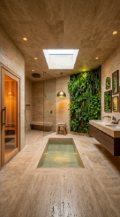 18 Incredible Luxury Bathroom Ideas Travertine Spa Style 18 18. Full Travertine Spa Bathroom Transformation With All Wellness Features