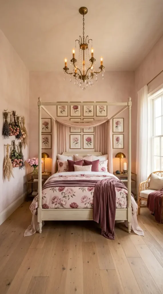 22 Floral Bedding Ideas Blush Peony Romantic Luxury Bed 22 22. The Complete Blush Peony Romantic Luxury Bedroom — Every Element Together