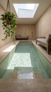 18 Incredible Luxury Bathroom Ideas Travertine Spa Style 5 5. Travertine Roman Bath Inspired Sunken Soaking Pool