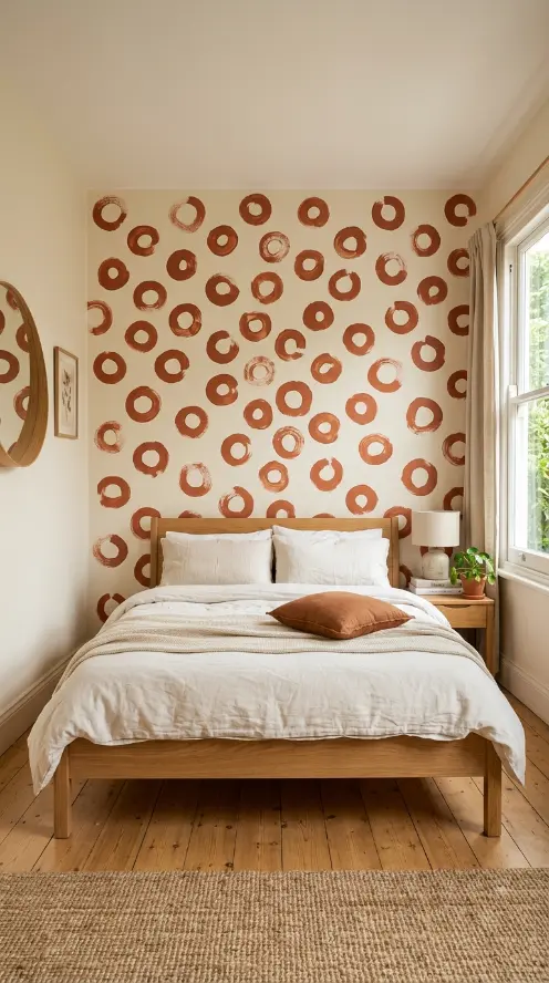 20 Quirky Home Decor Ideas That Break Every Design Rule 9 9. Paint One Wall in a Pattern Instead of a Solid Color