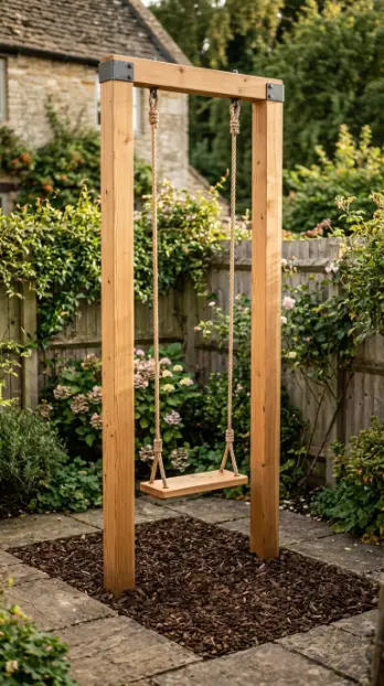 20 DIY Jungle Gym Small Space Compact Tiny Backyard 12 12. Cedar Loft Play Platform With Slide — Raised Above Garden Storage