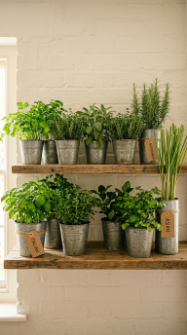 12 Herb Planter Ideas Vintage Galvanized Metal Collection 2 2. Transform a Galvanized Livestock Trough Into an Outdoor Herb Bed