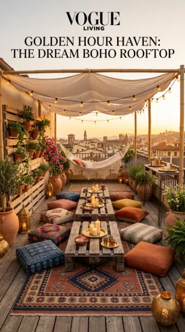 20 Pallet Table Outdoor Boho Rooftop Terrace Floor Cushions 20 20. The Complete Boho Rooftop Pallet Terrace — Everything Together