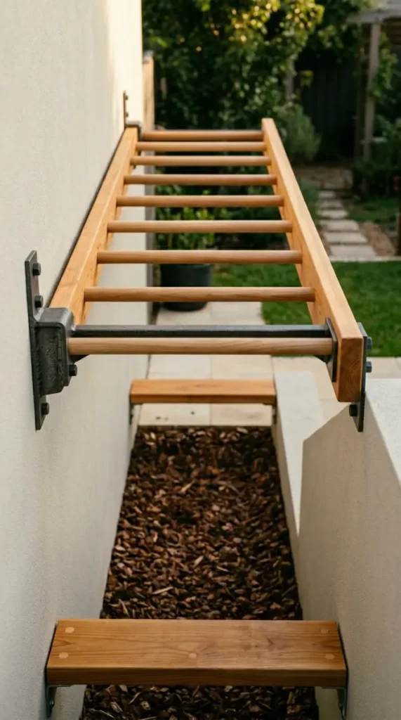 20 DIY Jungle Gym Small Space Compact Tiny Backyard 4 4. Compact Cedar Swing and Slide Combo — Minimal Footprint