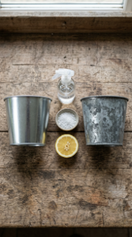 12 Herb Planter Ideas Vintage Galvanized Metal Collection 6 6. Create a Galvanized Metal Herb Garden on a Potting Bench