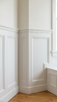 14 DIY Breakfast Nook Farmhouse Wainscoting Storage Bench 1 1. Frame the Nook Walls With Classic Raised Panel Wainscoting